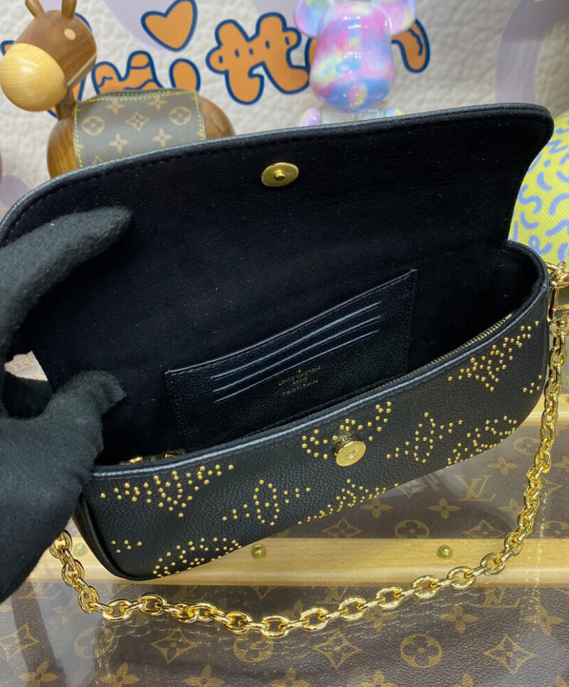Louis Vuitton Wallet on Chain Ivy M82653 Black